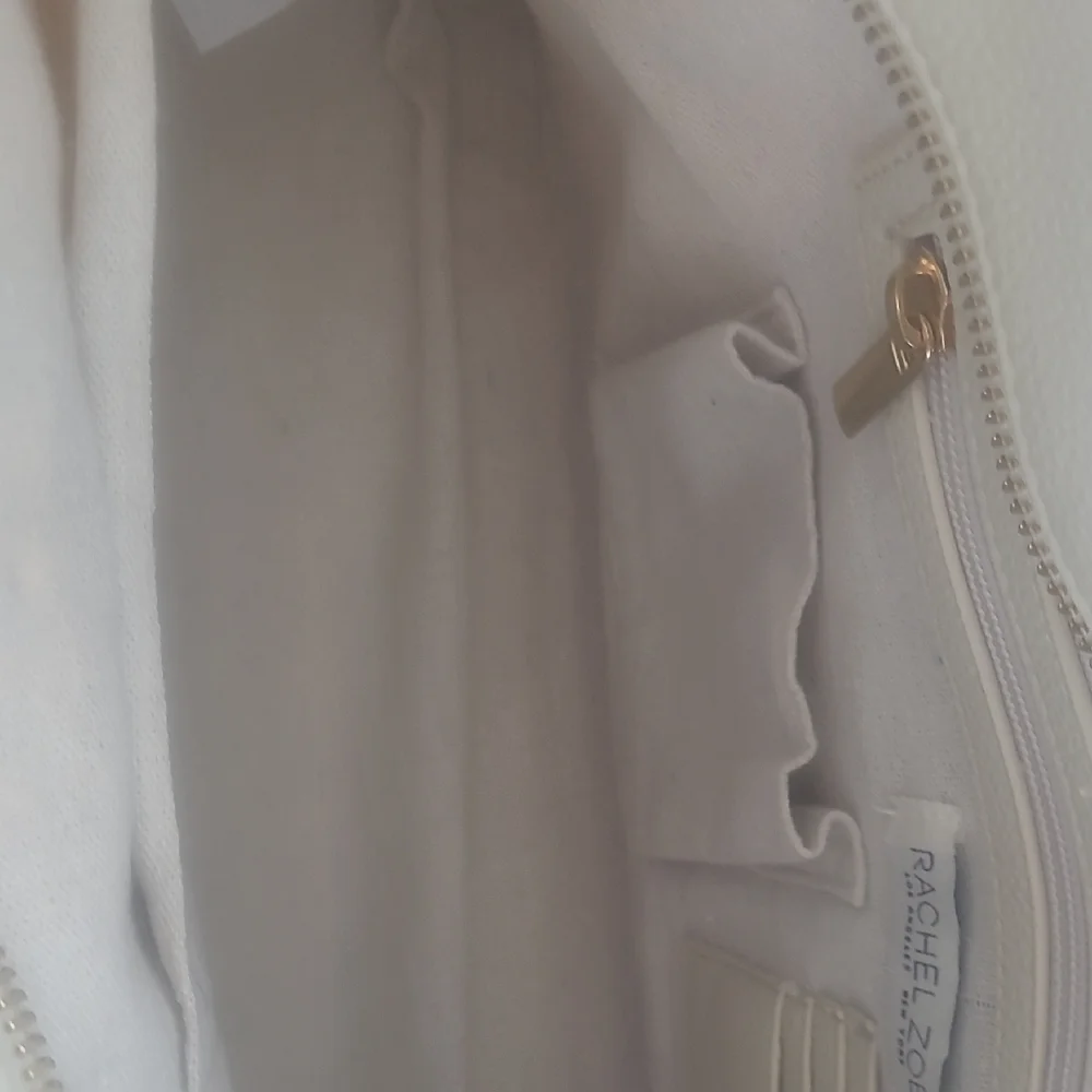 Rachel Zoe White and Tan Tote Bag - Picture 4 of 11